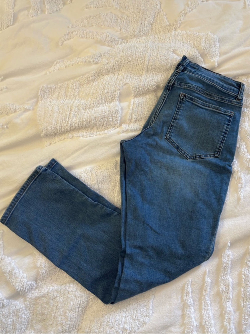 Boden Women's Light-Mid Blue Straight Leg Jeans - Picture 14 of 16